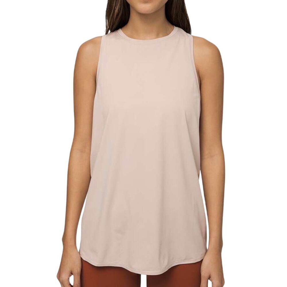 Lululemon All Tied Up Open Back No Stink Zinc Tank Top in Pink Bliss Size 4